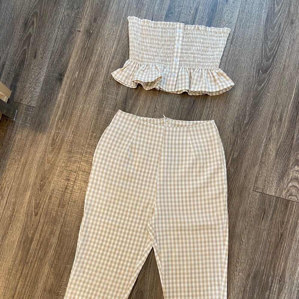 Summer Gingham - Two Piece Set